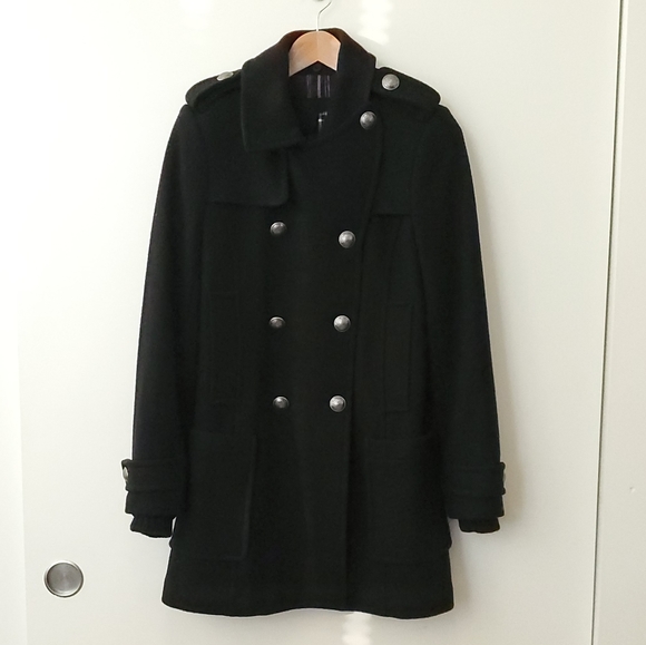 Community Aritzia Black Wool Coat XS - Picture 13 of 14